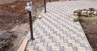 Укладка тротуарной плитки под ключ в Балтийске в октябре