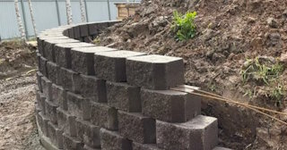Установка подпорной стенки в Балтийске в октябре